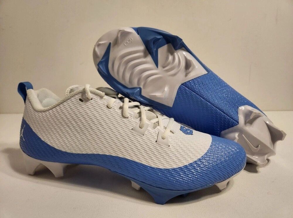Mens Size 14 Wide UNC Tar Heels Jordan Vapor Edge Speed PE Football Cleats New